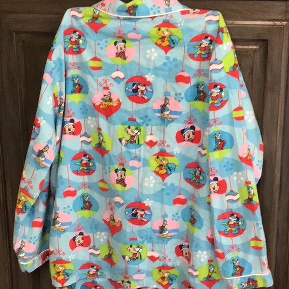 Disney Mickey/Pluto Flannel Pajamas XL. - Picture 4 of 6